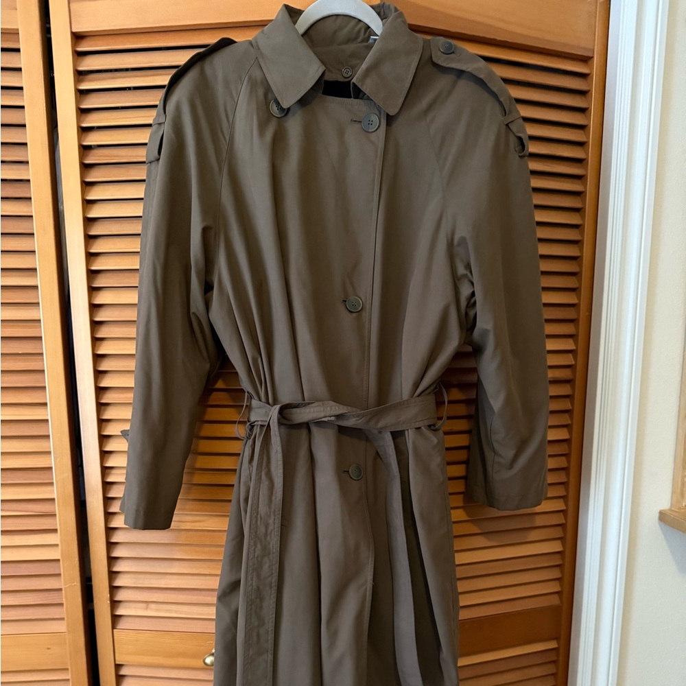 London Fog Dark Brown Trench Coat